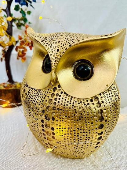 Lucky Owl Figurine Manifested Home Decor