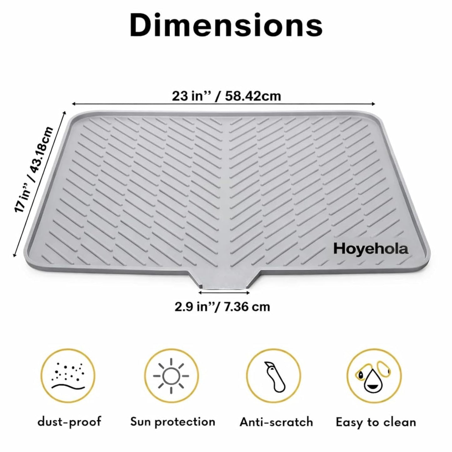 Silicone Dish Drying Mat |🔥Flat 50% Savings🔥