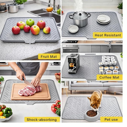 Silicone Dish Drying Mat |🔥Flat 50% Savings🔥